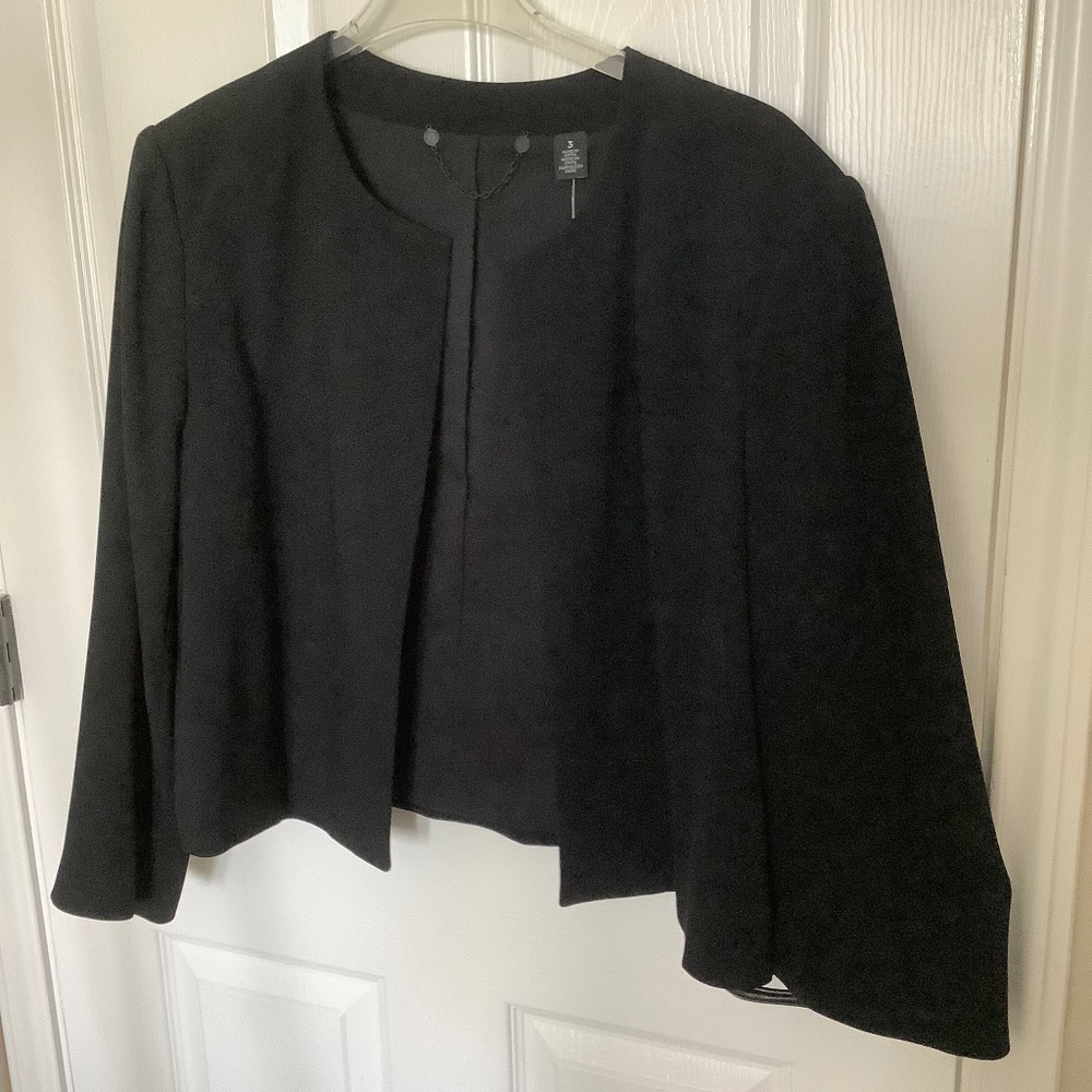 Black Blazer Chicos Open Black Label By Chico’s - image 1
